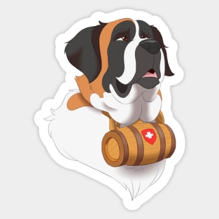 St Bernard Sticker